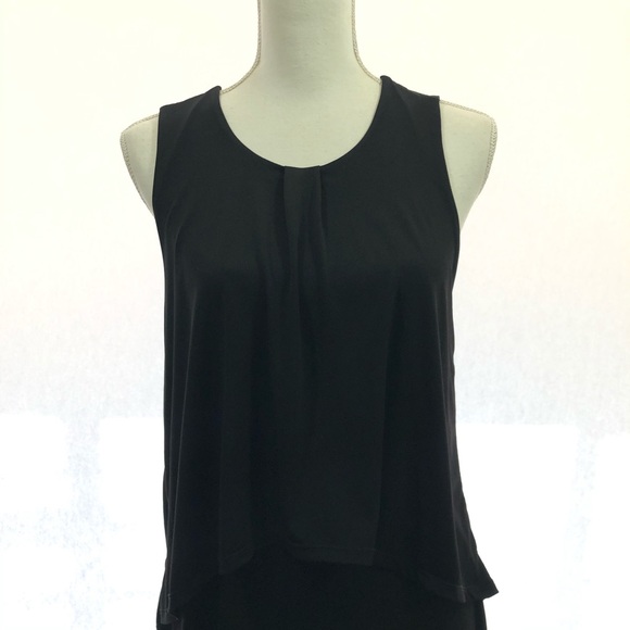 bcbg eneration black overlay dress size small - Picture 3 of 8